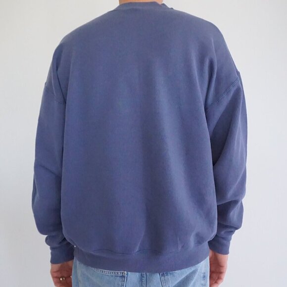 90S Fruit Of The Loom Lavender Wilderness Foxwoods Outdoor Crewneck Sweater XL - Picture 2 of 10